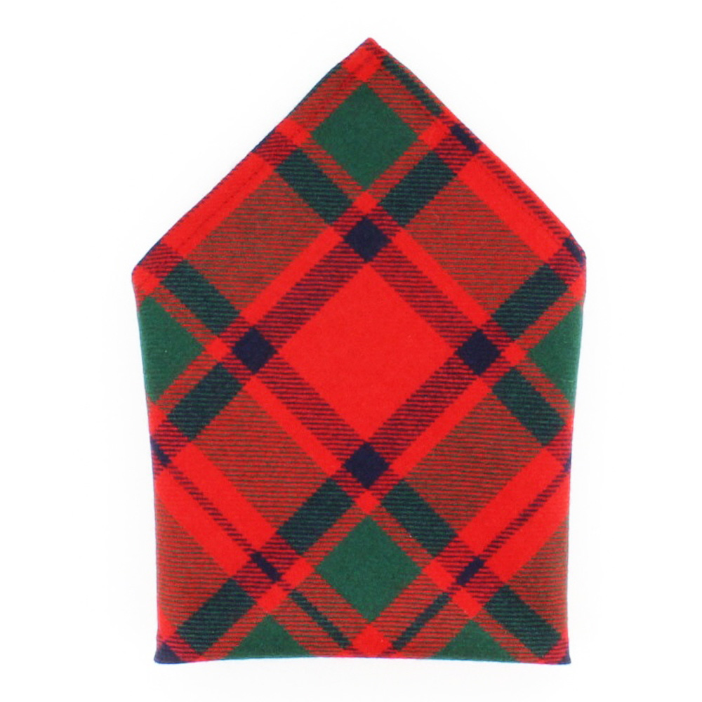 Handkerchief, Pocket Square, Wool, MacKintosh Tartan